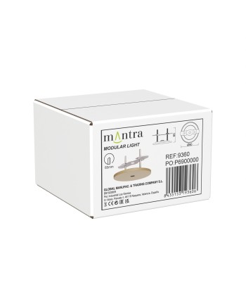 MODULAR LIGHT * BASE FLORON EMPOTRADO 1L - ORO