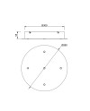 MODULAR LIGHT * BASE FLORON 5L -  BLANCO