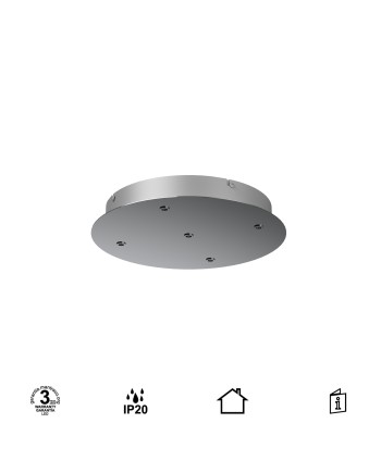 MODULAR LIGHT * BASE FLORON 5L -  CROMO