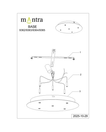 MODULAR LIGHT * BASE FLORON 5L -  ORO
