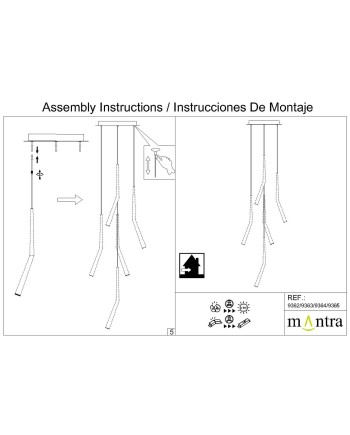 MODULAR LIGHT * BASE FLORON 5L -  ORO