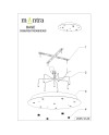 MODULAR LIGHT * BASE FLORON 8L -  NEGRO