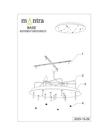 MODULAR LIGHT * BASE FLORON 14L -  BLANCO