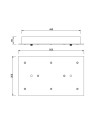 MODULAR LIGHT * BASE RECTANGULAR 8L -  ORO