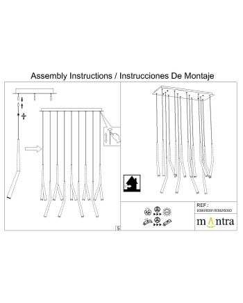 MODULAR LIGHT * BASE RECTANGULAR 14L -  CROMO