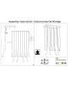 MODULAR LIGHT * BASE RECTANGULAR 14L -  CROMO