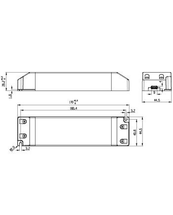 MODULAR LIGHT * DRIVER 24V 100W ON//OFF