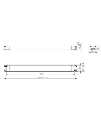 MODULAR LIGHT * DRIVER 24V 100W TRIAC