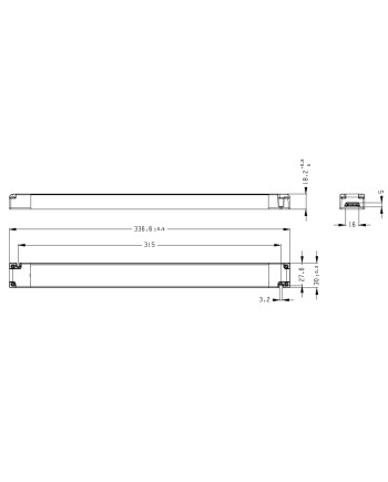 MODULAR LIGHT * DRIVER 24V 100W DALI/PUSH