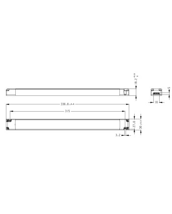 MODULAR LIGHT * DRIVER 24V 150W DALI/PUSH