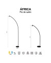 AFRICA * PIE DE SALON LED  8W