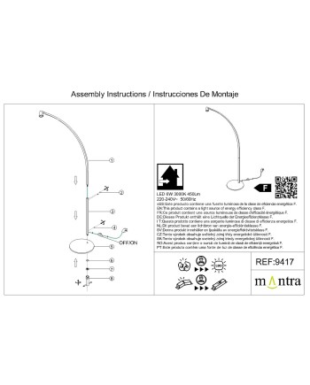 AFRICA * PIE DE SALON LED 5W