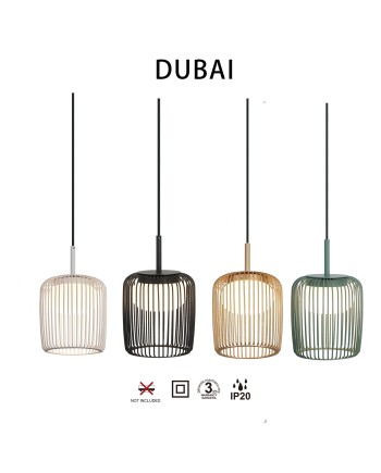 DUBAI * COLGANTE 1L GX53 - BLANCO