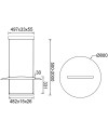 SUN II * LÁMPARA LED 39W - 3000K 