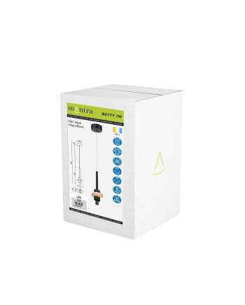 BETTY * COLGANTE NEGRO ALABASTRO