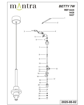 BETTY * COLGANTE ORO ALABASTRO