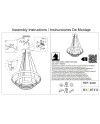 FLATS * LÁMPARA LED 122W - 3000K - GRANDE - TRIAC