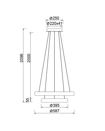 FLATS * LAMPARA LED 70W - 3000K - MEDIANA - TRIAC