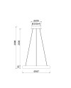 FLATS * LÁMPARA LED 42W - 3000K - PEQUEÑA - TRIAC