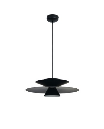 ESTRELLA * COLGANTE LED - 12W - NEGRO DIMABLE TRIAC