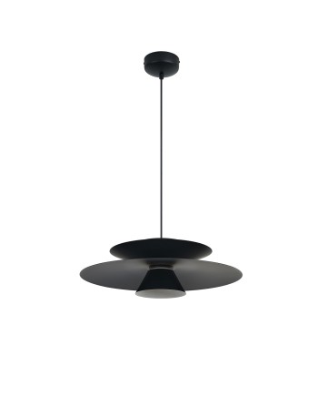 ESTRELLA * COLGANTE LED - 12W - NEGRO DIMABLE TRIAC