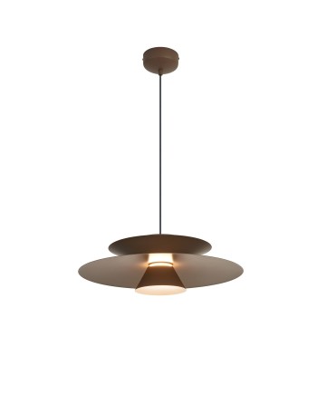 ESTRELLA * COLGANTE LED - 12W - CAFÉ OSCURO DIMABLE TRIAC