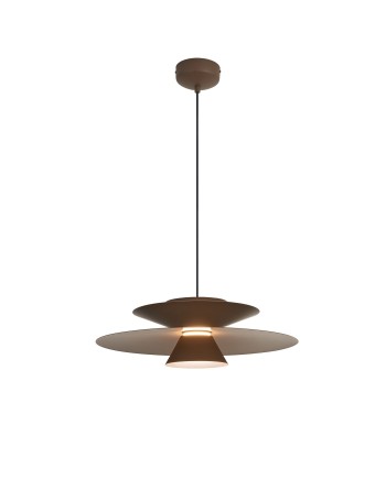 ESTRELLA * COLGANTE LED - 12W - CAFÉ OSCURO DIMABLE TRIAC