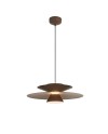 ESTRELLA * COLGANTE LED - 12W - CAFÉ OSCURO DIMABLE TRIAC