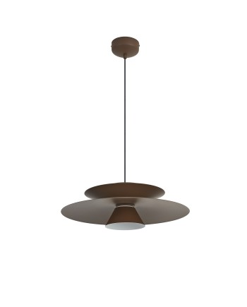ESTRELLA * COLGANTE LED - 12W - CAFÉ OSCURO DIMABLE TRIAC