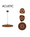 ACUSTIC * APLIQUE LED 5W - 45 CM - CAFÉ