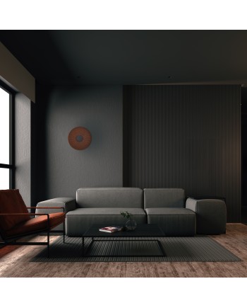 ACUSTIC * APLIQUE LED 5W - 45 CM - CAFÉ