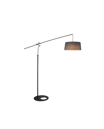 RUTI * PIE DE SALON NEGRO - SIN PANTALLA - BOMBILLA INCLUIDA