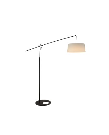 RUTI * PIE DE SALON NEGRO - SIN PANTALLA - BOMBILLA INCLUIDA