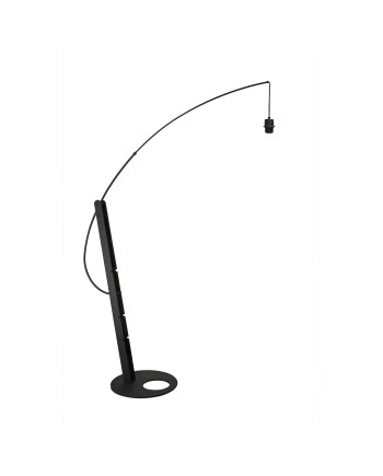 RICCA * PIE DE SALON NEGRO - SIN PANTALLA - BOMBILLA INCLUIDA