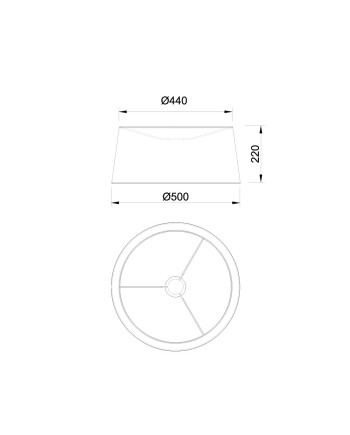 RUTI-RICCA * PANTALLA GRIS PARA PIE SALON
