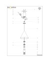 CONO * COLGANTE LED 10W - COBRE - 18 CM - DIMABLE TRIAC