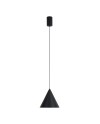 CONO * COLGANTE LED 10W - NEGRO - 18 CM - DIMABLE TRIAC