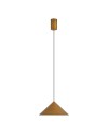 CONO * COLGANTE LED 10W - CUERO - 24 CM - DIMABLE TRIAC