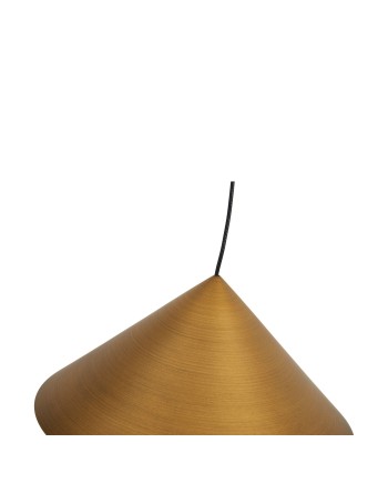 CONO * COLGANTE LED 10W - CUERO - 24 CM - DIMABLE TRIAC