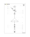 CONO * COLGANTE LED 10W - COBRE - 24 CM - DIMABLE TRIAC