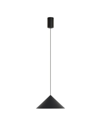 CONO * COLGANTE LED 10W - NEGRO - 24 CM - DIMABLE TRIAC