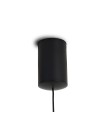CONO * COLGANTE LED 10W - NEGRO - 24 CM - DIMABLE TRIAC