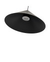 CONO * COLGANTE LED 10W - NEGRO - 24 CM - DIMABLE TRIAC