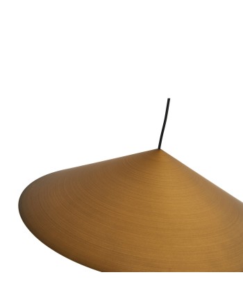 CONO * COLGANTE LED 10W - CUERO - 30 CM - DIMABLE TRIAC