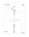 CONO * COLGANTE LED 10W - CUERO - 30 CM - DIMABLE TRIAC