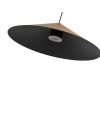 CONO * COLGANTE LED 10W - CUERO - 30 CM - DIMABLE TRIAC