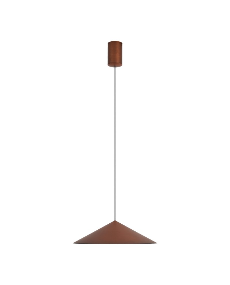 CONO * COLGANTE LED 10W - COBRE - 30 CM - DIMABLE TRIAC
