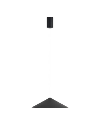 CONO * COLGANTE LED 10W - NEGRO - 30 CM - DIMABLE TRIAC