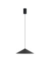 CONO * COLGANTE LED 10W - NEGRO - 30 CM - DIMABLE TRIAC