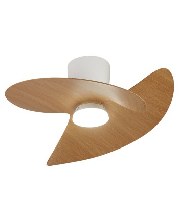 ONA * PLAFÓN / VENTILADOR  - BLANCO-MADERA